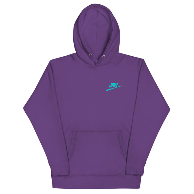 Purple and Teal JAW Icon Hoodie