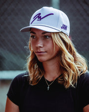 Lavender and Purple Icon Golf Hat