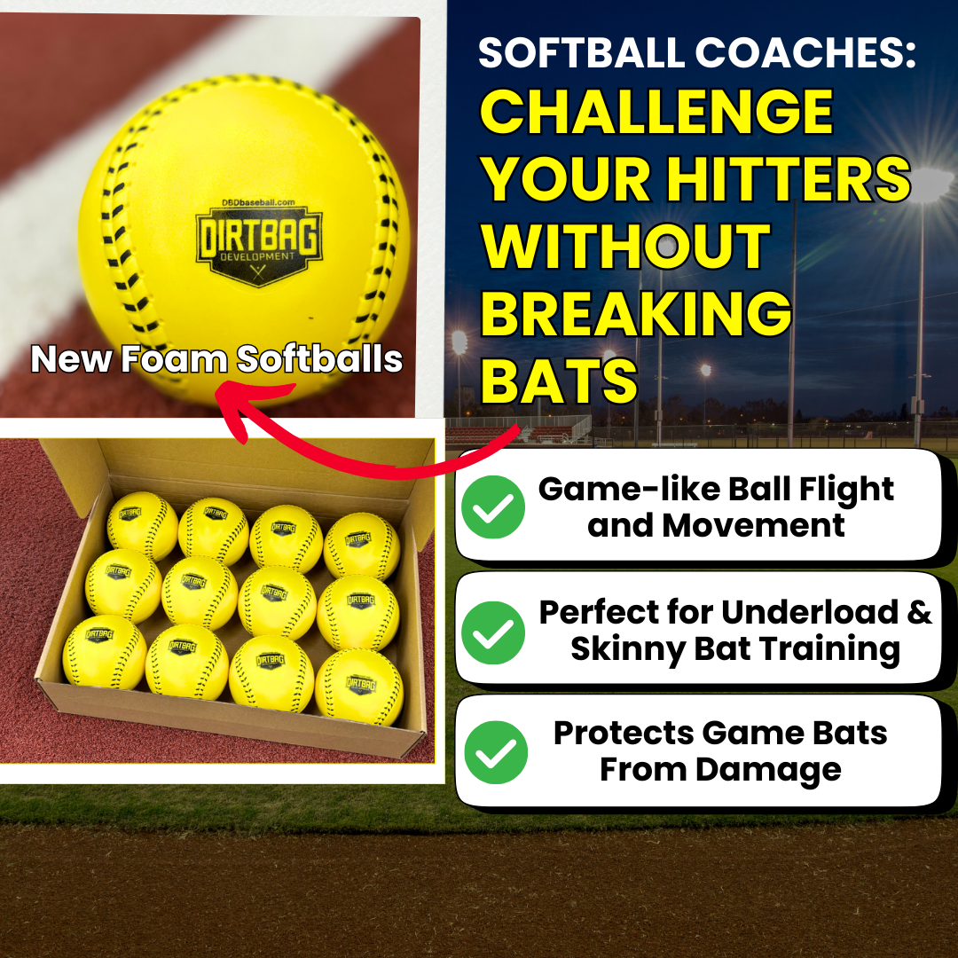 Dirtbag Development Softball Bash Ball - Foam Training Machine