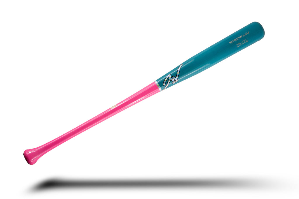 Wood Bats | Custom Pro Baseball Bats | J143M Steel Pressed Pink