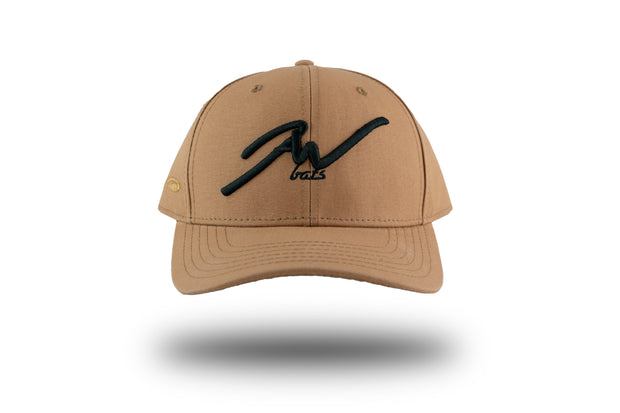 Brown Waxed Canvas Signature JAW Hat