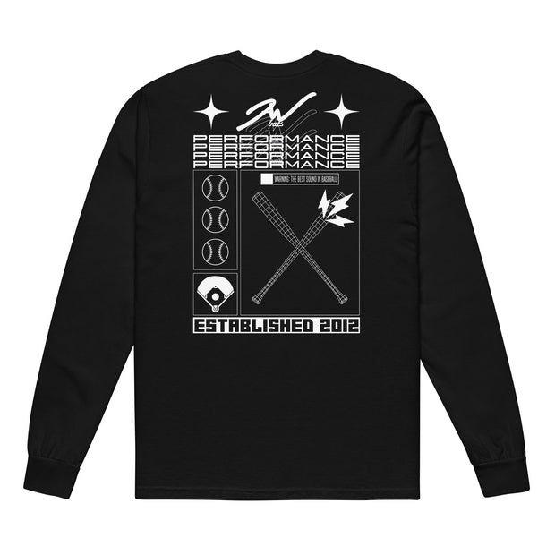 Oversize White Brutalism Long Sleeve