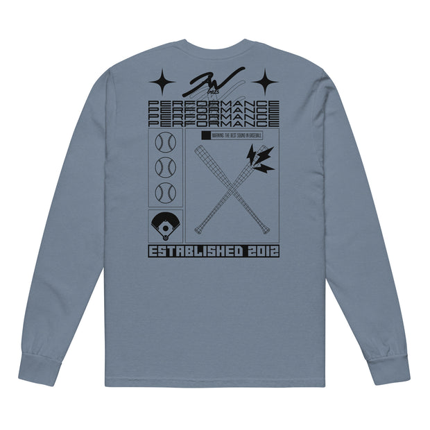 Oversized Black Brutalism Long Sleeve