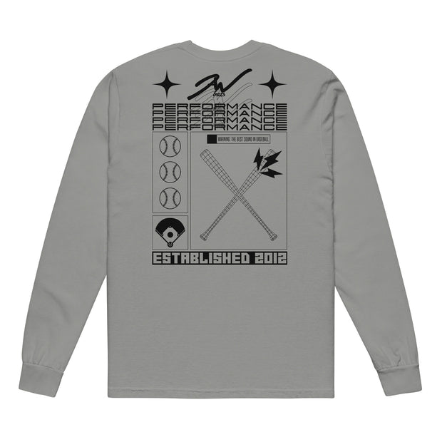 Oversized Black Brutalism Long Sleeve