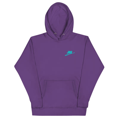 Purple and Teal JAW Icon Hoodie